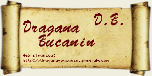Dragana Bučanin vizit kartica